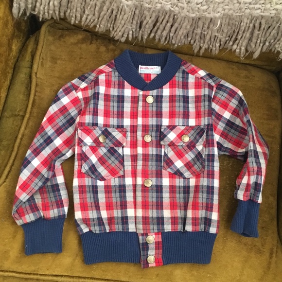 Vintage Other - Epic VTG kids plaid bomber jacket
